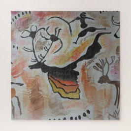 Cave Art Abstrakt Jigsaw Puzzle