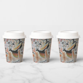 Cave Art Abstrakt Paper Cup Pappbecher