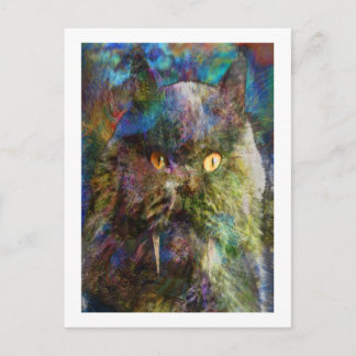 Cave Cat Postkarte