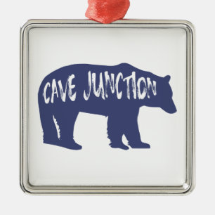 Cave Junction Oregon Bear Ornament Aus Metall