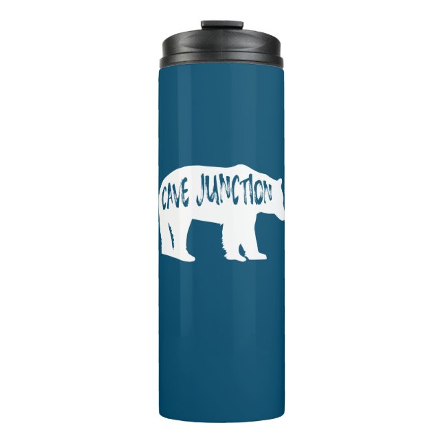 Cave Junction Oregon Bear Thermosbecher (Vorderseite)