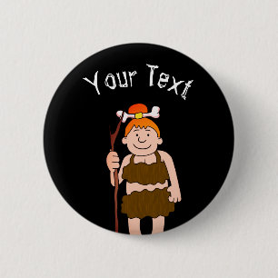 Cave Woman Button