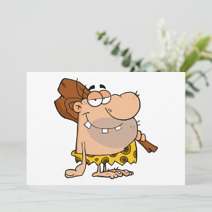 Caveman Avec Invitations De Club