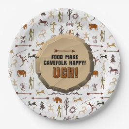 Caveman Chronicles Paper Plate Pappteller