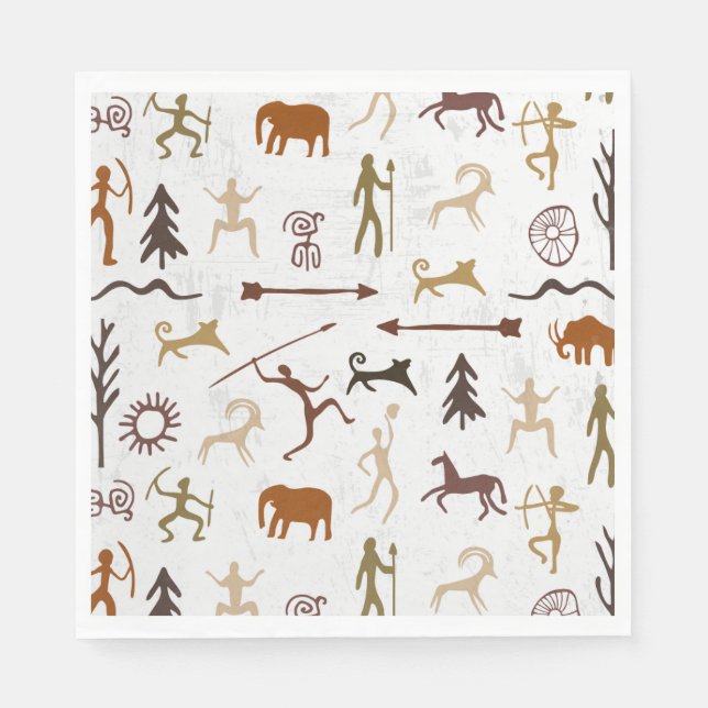 Caveman Chronicles Serviette (Vorderseite)