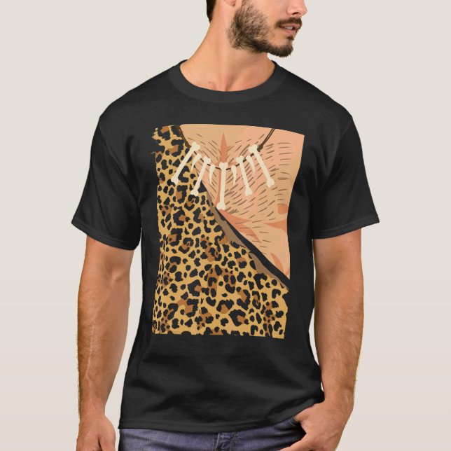 Caveman Costume Cosplay Höhle Diving Wiker Explore T-Shirt (Vorderseite)