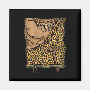 Caveman Costume Halloween Magnet