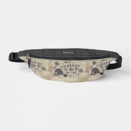 Caveman Drawings Ancient Tribal Trabal Personal Bauchtasche