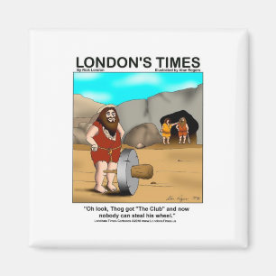 Caveman Got den Club.. Funny Gifts & T-Shirts Magnet