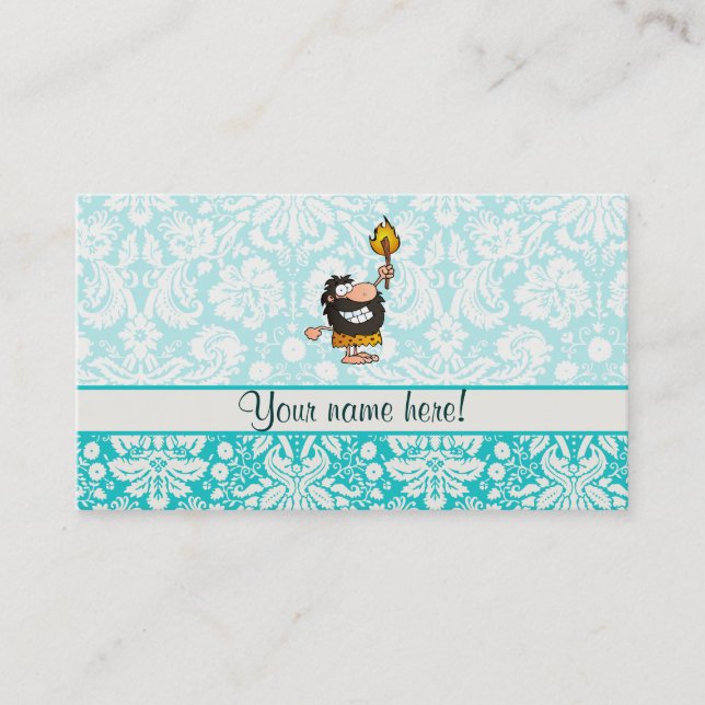 Caveman; Niedlich Visitenkarte (Vorderseite)