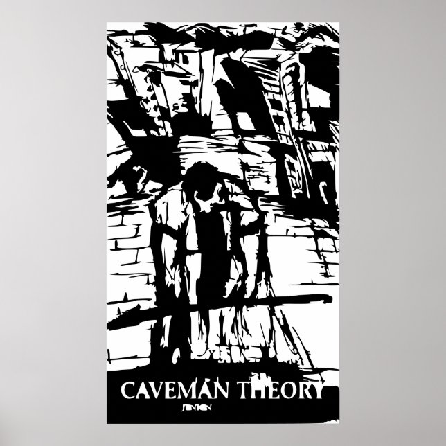 CAVEMAN THEORY POSTER (Vorne)