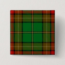 Caven Landkreis Irish Tartan Button