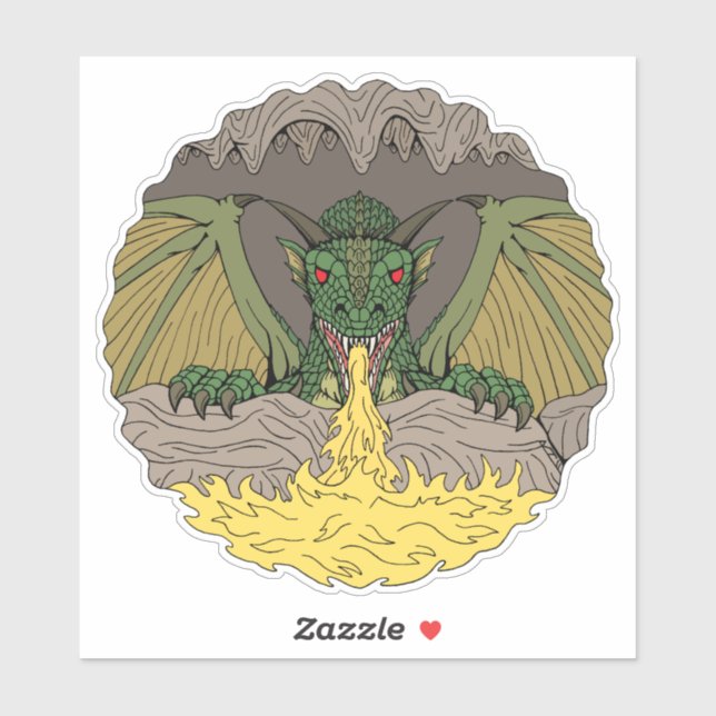 Cavern Dragon 2016 Aufkleber (Blatt)