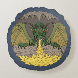 Cavern Dragon 2016 Rundes Kissen