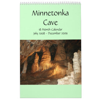 Caverne de Minnetonka calendrier de 18 mois