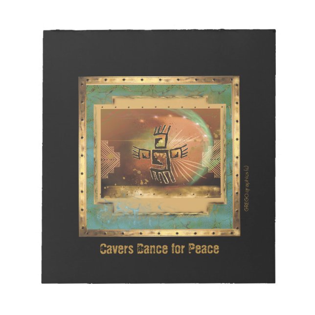 Cavers Dance for Peace - kleines Notizblock (Vorderseite)