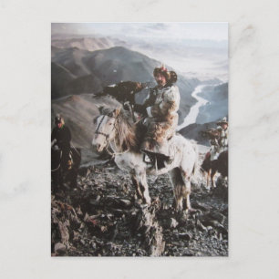 Caviers de la carte postale mongole