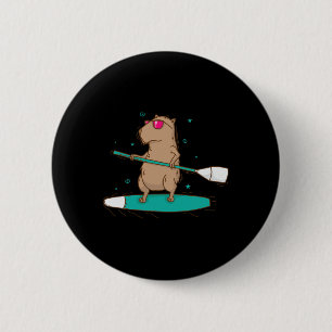 Caviidae Meerschweinchen Surfing Nagetier Button