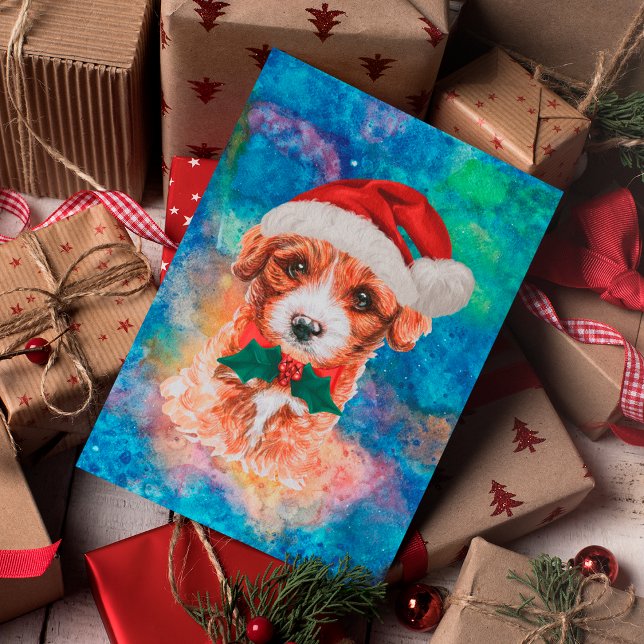 Cavoodle Breed Dog Weihnachten (Von Creator hochgeladen)