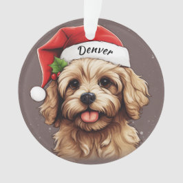 Cavoodle Custom Christmas Ornament