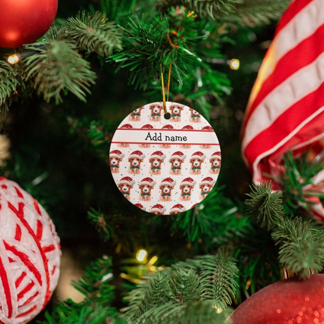 Cavoodle Dog Breed Christmas Stars Keramik Ornament (Von Creator hochgeladen)