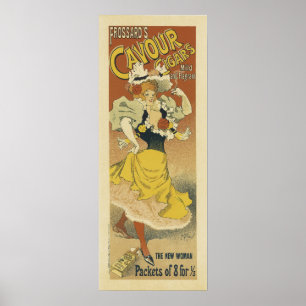 Cavour Cigars Vintages Französisch Poster