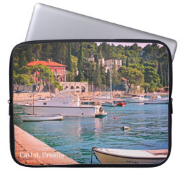 Cavtat, Croatia view of the Water Laptopschutzhülle