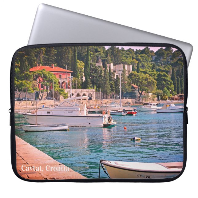 Cavtat, Croatia view of the Water Laptopschutzhülle (Vorderseite)