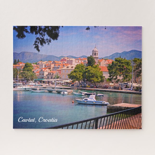 Cavtat, Kroatien Sicht auf die Stadt (Horizontal)