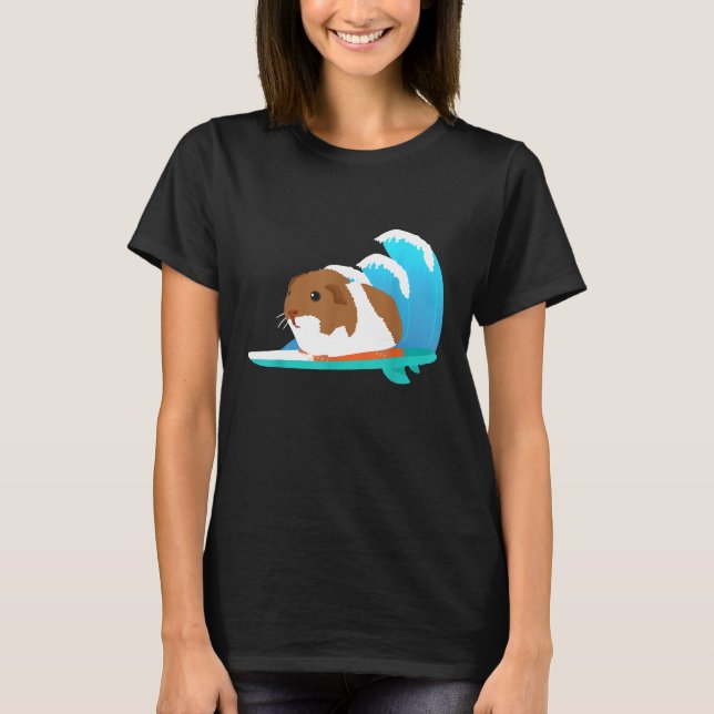 Cavy Surfboard Kleidung Stuff Kostüme Geschenk Sur T-Shirt (Vorderseite)