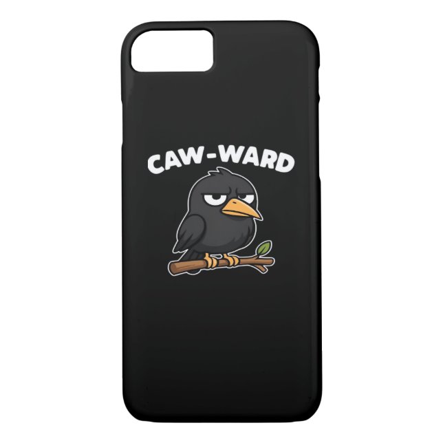 Caw-Ward Funny Quote Case-Mate iPhone Hülle (Rückseite)