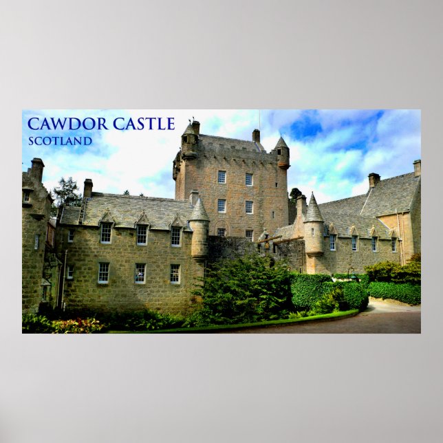 cawdor castle scotland poster (Vorne)
