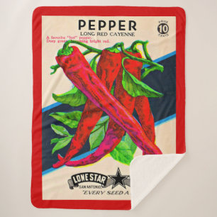 Cayenne-Paprika-Packung aus den 50er Jahren Sherpadecke
