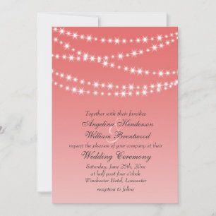 Cayenne Twinkle Lights Faire-part de mariage