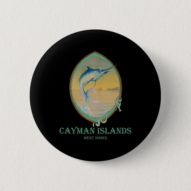 Cayman-Inseln-Angelfreunde  Button (Vorderseite)
