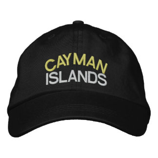 CAYMAN ISLANDS BESTICKTE KAPPE