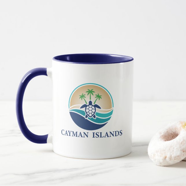 Cayman Islands Caribbean Tasse (Mit Donut)