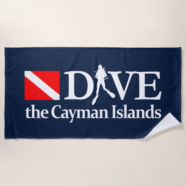 Cayman Islands DV4 Strandtuch (Vorderseite)