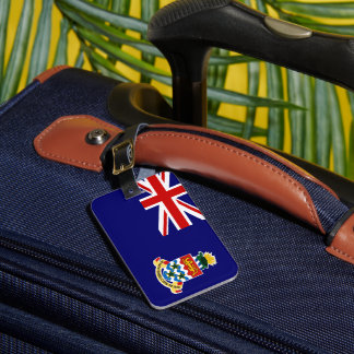 Cayman Islands Flag Karibischer tropischer Urlaub Gepäckanhänger