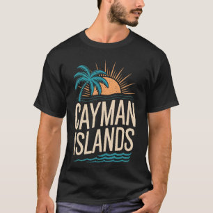 Cayman Islands Tropical Caribbean Beach Souvenirs T-Shirt