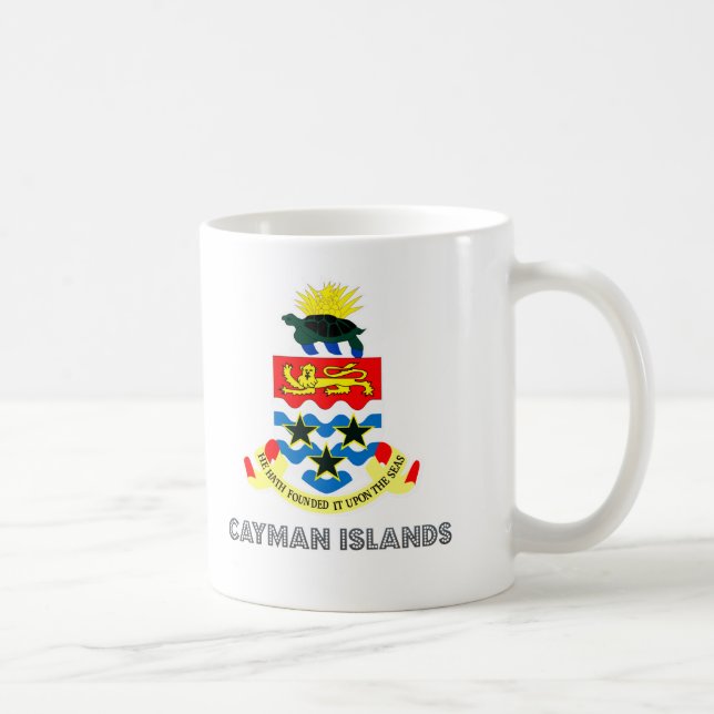 Caymanian Emblem Kaffeetasse (Rechts)