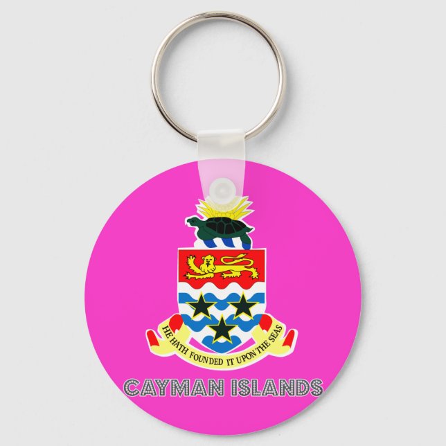 Caymanian Emblem Schlüsselanhänger (Vorderseite)