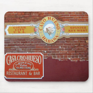 Cayo Hueso Zeichen Mousepad