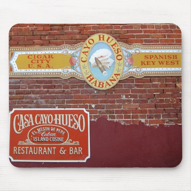 Cayo Hueso Zeichen Mousepad (Vorne)