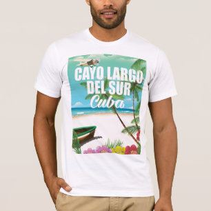 Cayo Largo del Sur Strand Urlaubsposter T-Shirt