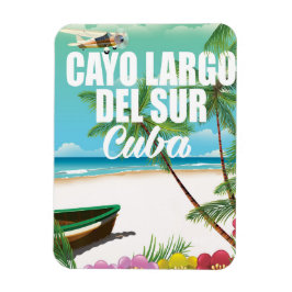 Cayo Largo del Sur Strandurlaub Poster Magnet