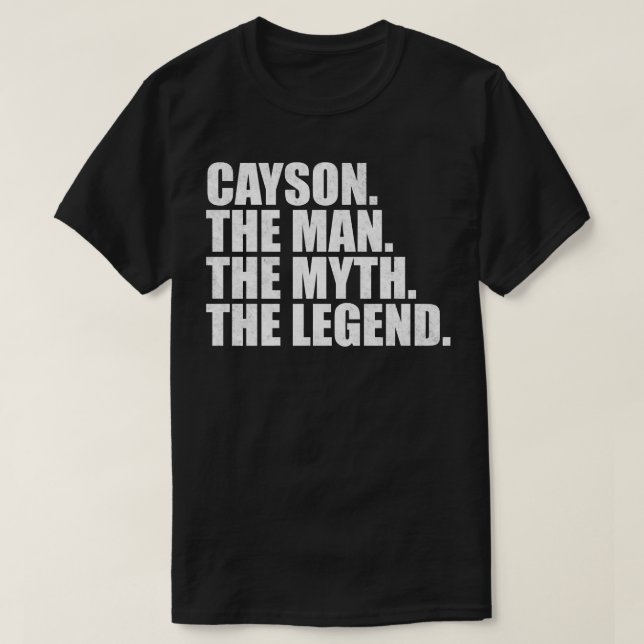 CaysonCayson Name Cayson Vorname T-Shirt (Design vorne)