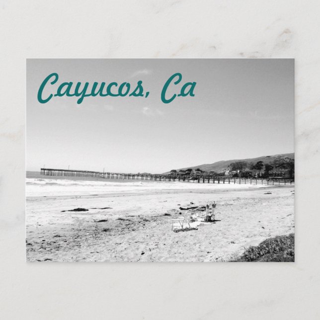Cayucos, Ca Postkarte (Vorderseite)