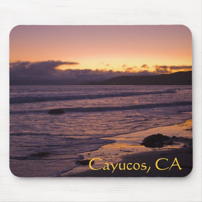 Cayucos, tapis de souris de coucher du soleil de (Devant)