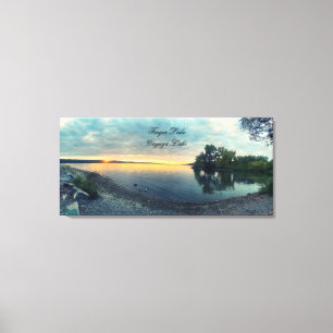 CAYUGA LAKE CANVAS DRUCK LEINWANDDRUCK